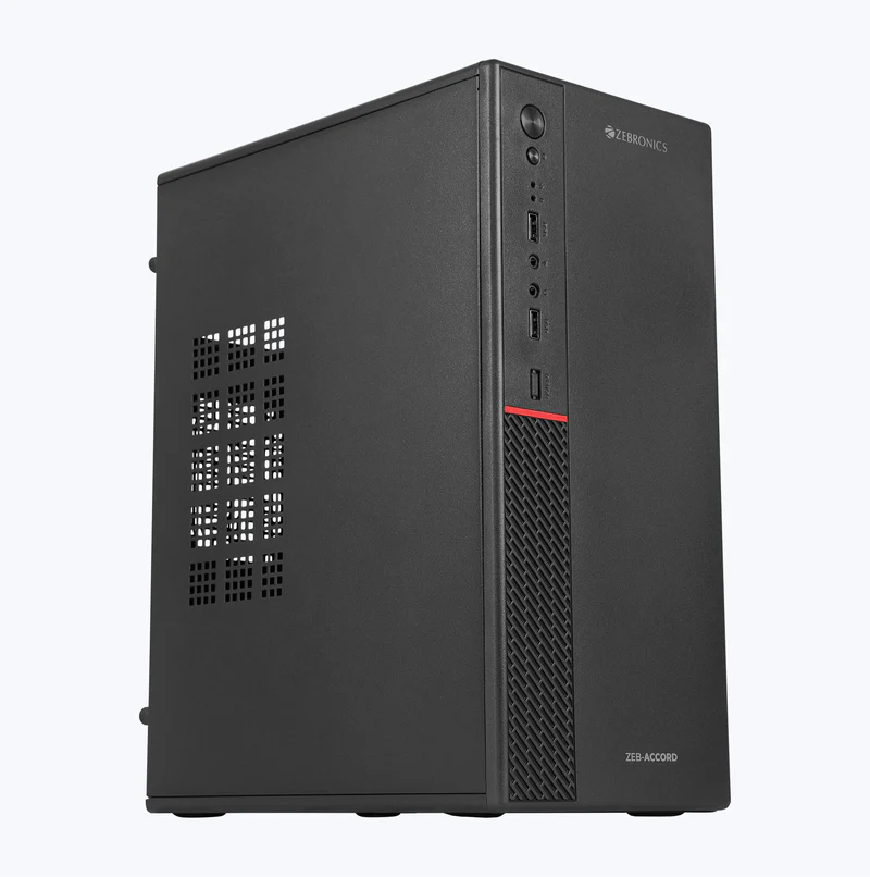 ZEBRONICS Zeb ACCORD Cabinet without smps mid tower
